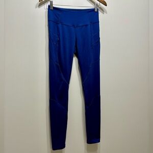 Joe Fresh Activewear Sport High Waist Stretchy Full Length Workout Leggings Blue